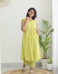 Blooming Green Cotton Co Ord set